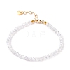 Cubic Zirconia Beaded Bracelets BJEW-JB05608-03-1