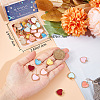 SUNNYCLUE 48Pcs 8 Colors Acrylic Pendants FIND-SC0005-18-3