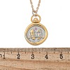 Brass Twelve Constellations Tarot Pendant Necklaces NJEW-Q006-01E-G-3