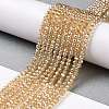 Transparent Electroplate Glass Beads Strands X1-GLAA-H021-01B-PL01-3