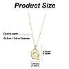 1Pc Initial Letter Brass Pendant Necklaces NJEW-YW0001-24Q-2