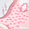 100Pcs Natural Dyed White Jade Beads G-SP0001-35-3