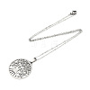 Non-Tarnish 201 Stainless Steel Pendants Necklaces NJEW-S105-JN700-45-1-2