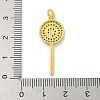 Brass Micro Pave Cubic Zirconia Pendants KK-U044-06G-3