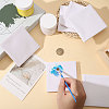 Square Wood Painting Linen Panels LS-DIY-WH0622-483A-3
