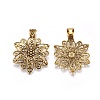 Tibetan Style Alloy Focal Pendants GLF9727Y-1