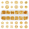 240Pcs 12 Styles Alloy Beads Caps FIND-UN0015-69-1