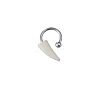 Acrylic Tusk 316L Surgical Stainless Steel Horseshoe Barbell Lip Rings FS-WG3DDAE-01-1
