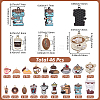 46Pcs Zinc Alloy Pendants ENAM-BM0001-40-2