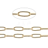 Ion Plating(IP) 304 Stainless Steel Paperclip Chains CHS-F010-01B-G-01-1