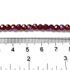 Electroplate Transparent Glass Beads Strands LS-EGLA-A035-T4mm-L02-4