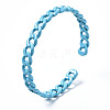 Spray Painted Brass Cuff Bangles BJEW-Q700-001D-3