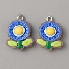 Translucent Resin Pendants RESI-TAC0019-08E-1