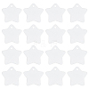 30Pcs Blank Double-sided Heat Transfer Aluminium Pendants DIY-BC0014-63B-1