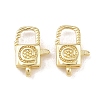 Brass Lobster Claw Clasps KK-B167-17G-1