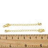 Brass Chain Extender KK-P284-09G-01-3