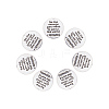 Tibetan Style Alloy Quote Pendants PALLOY-CJ0006-01-3