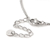 Non-Tarnish Vacuum Plating 304 Stainless Steel Box Chain Necklaces NJEW-C045-04P-3