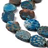 Natural Fossil Coral Beads Strands G-F719-25-3