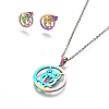 304 Stainless Steel Jewelry Sets SJEW-L141-076M-1