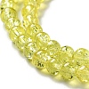 1 Strand Transparent Crackle Glass Round Beads Strands X-CCG-Q001-4mm-04-2