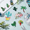 Tree Cactus Flower Embroidery Cloth Iron on/Sew on Patches PATC-MA0001-26-4