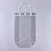 Valentine's Day Transparent PVC Plastic Gift Bag with Handle ABAG-WH0005-20C-1