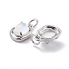 Eco-Friendly Brass Charms KK-H762-03P-3