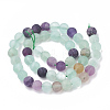 Natural Fluorite Beads Strands G-T106-180-3