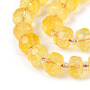 Heated Natural Citrine Beads Strands G-N327-08A-11-4