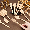 20Pcs Bamboo Short Fan Handle DIY-FH0010-40A-3