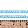 Opaque Glass Beads Strands GLAA-N019-4mm-18-2