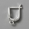 6Pcs Brass Hoop Earring Findings KK-WH0047-52S-1
