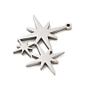 201 Stainless Steel Pendants STAS-R133-01P-01-2