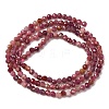Natural Red Tourmaline Beads Strands X-G-A021-01D-01-5