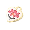 Printed Brass Pendants KK-K274-08G-3