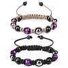 Braided Bead Bracelets PW-WG85892-06-1