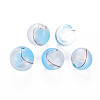 Transparent Handmade Blown Glass Globe Beads GLAA-T012-33B-06-1