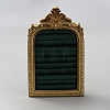 Photo Frame Resin Finger Ring Organizer Holder with Velvet Mat RDIS-WH0016-21-1