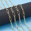 Soldered Brass Paperclip Chains CHC-D025-03G-6