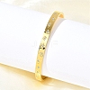 304 Stainless Steel Cuff Bangles BJEW-P348-02B-G-3