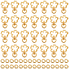 50 Bags Alloy Swivel Clasps FIND-SC0016-72-1