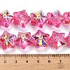 Electroplate Baking Paint Glass Beads Strands X1-EGLA-K061-12A-AB10-4