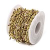 Handmade Brass Column Link Chains CHC-L053-12G-01-3