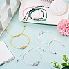 3 Sets 6Pcs 3 Styles Alloy Enamel Link Bracelets BJEW-TA0001-22-8