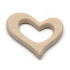 Undyed Beech Wood Big Pendants X-WOOD-R263-02-LF-1