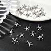 SHEGRACE Brass Starfish Charms XGR0169P-99P-4