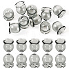 10Pcs Glass Bead Caps for Wind Chimes Making GLAA-BY0001-05A-1