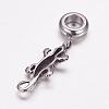 304 Stainless Steel European Dangle Charms OPDL-G005-08AS-2