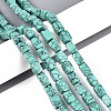 1 Strand Synthetic Turquoise Dyed Beads Strands G-FH0002-59A-1